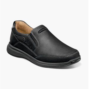 Florsheim Black Great Lakes Jr. Leather Boys Shoes